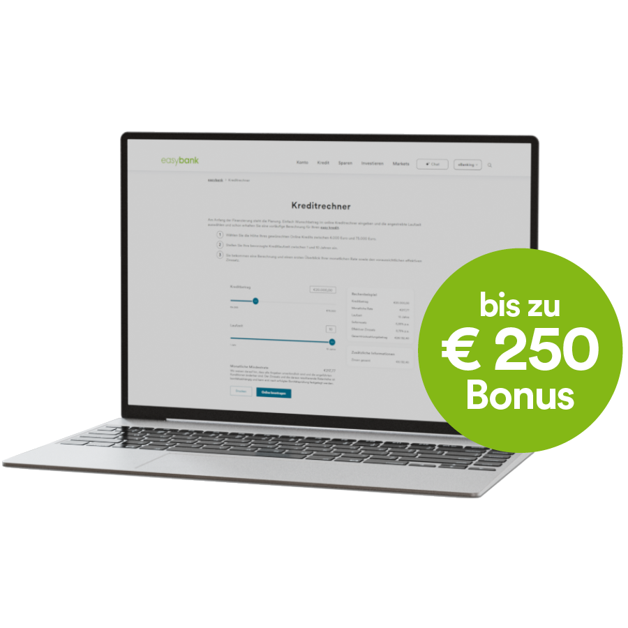 250 Euro Kreditbonus