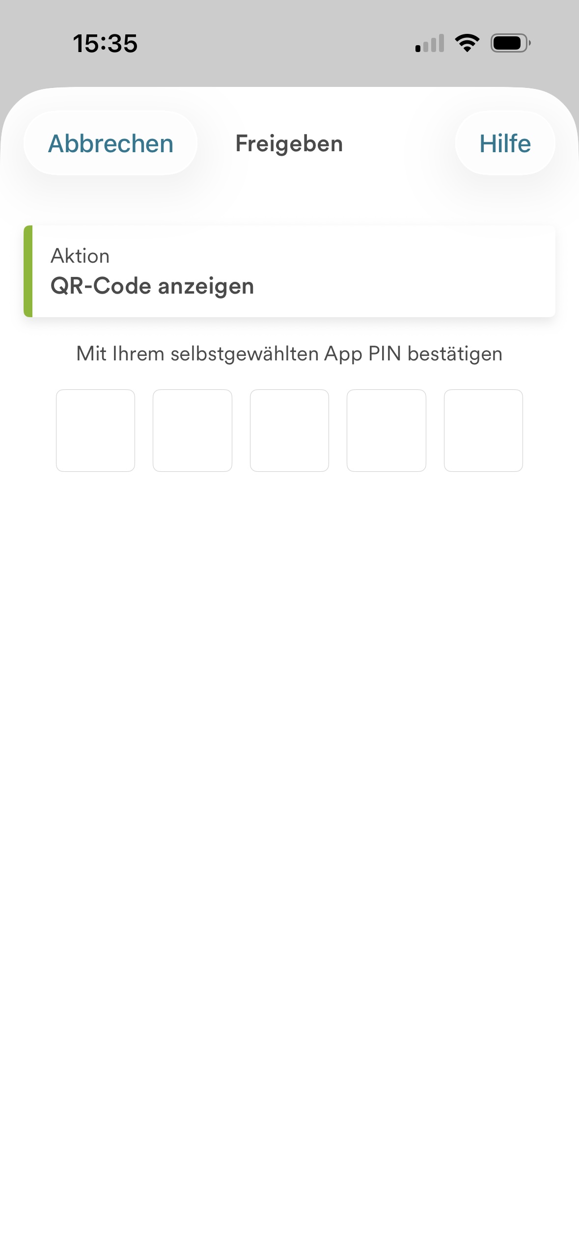QR-Code anzeigen