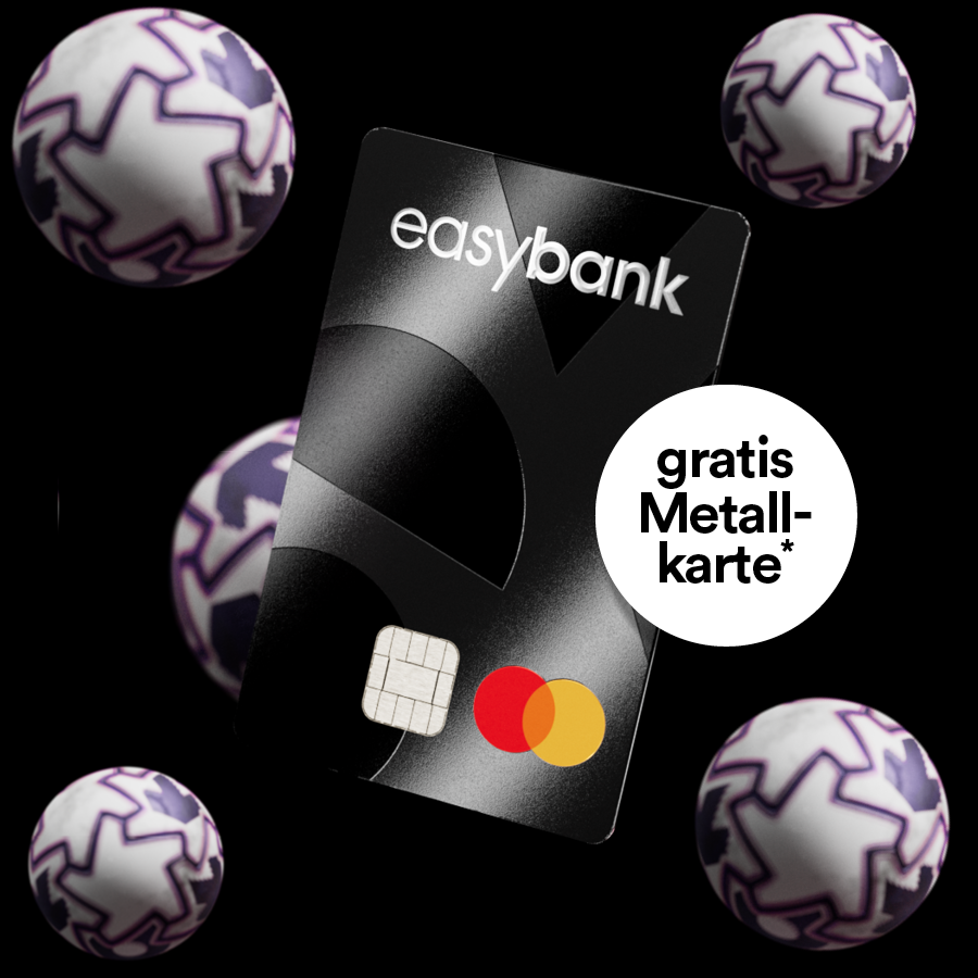 gratis Metallkarte easybank
