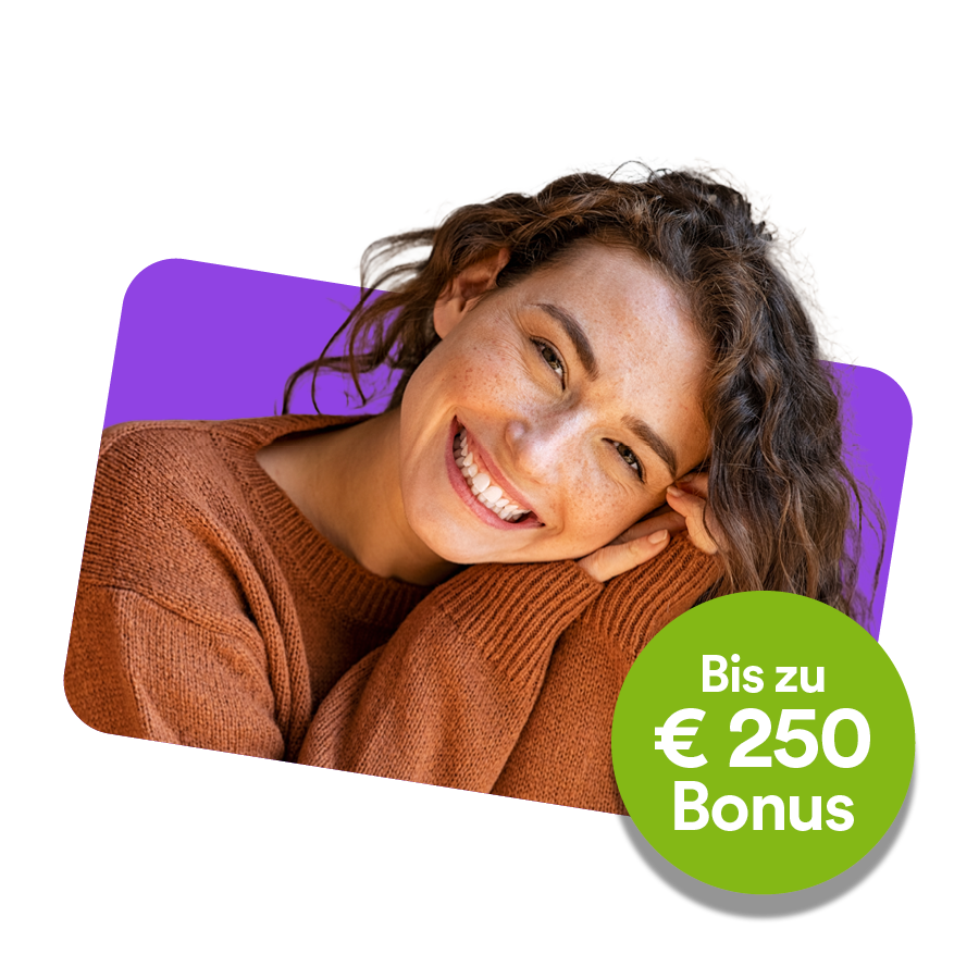 Bis zu 250 Euro Bonus