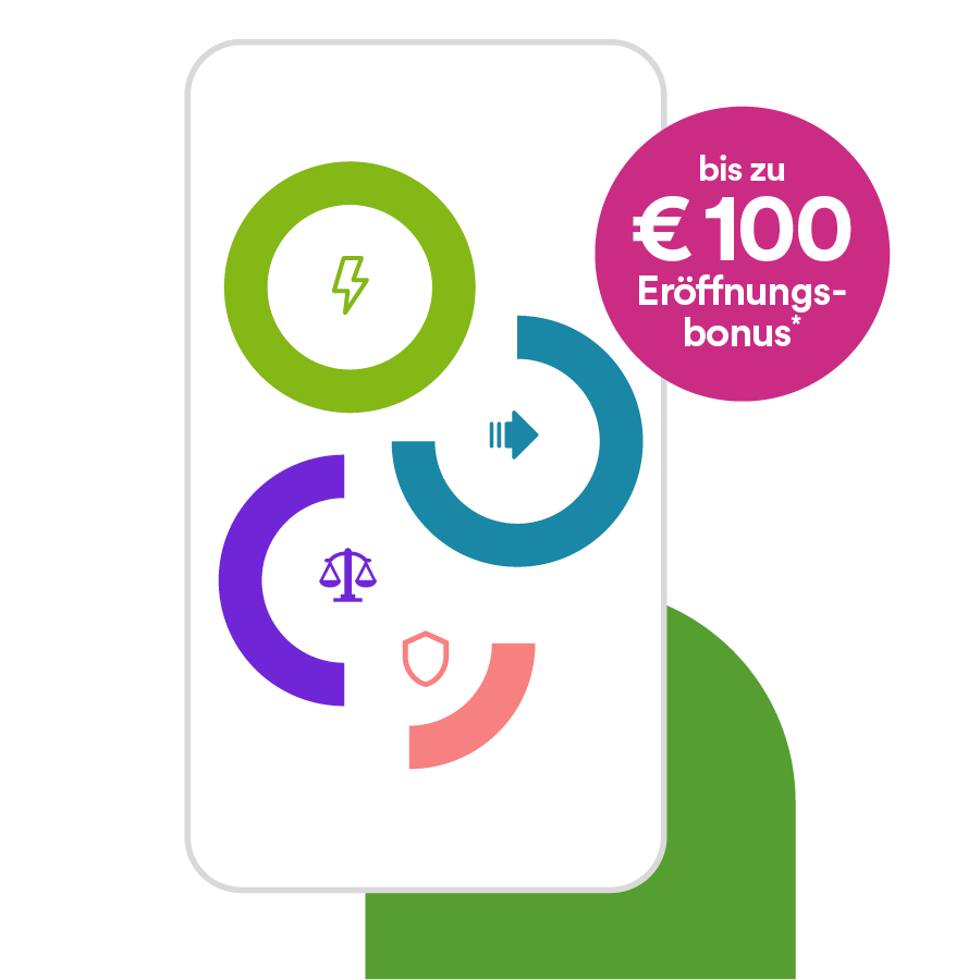 bis zu 100 Euro Eröffnungsbonus